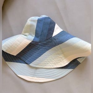 J Crew Denim Patchwork Floppy Hat